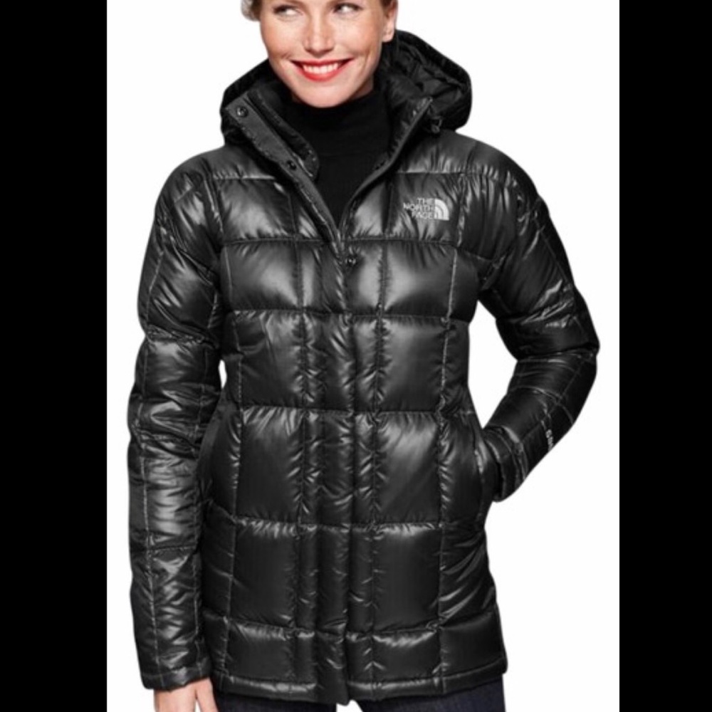 The North Face Transit Down Black Shiny Puffer 600
